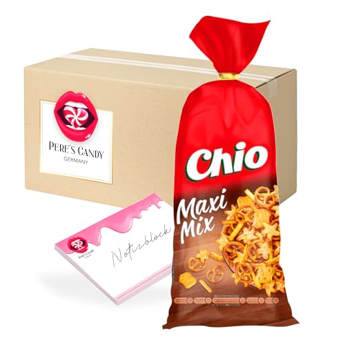 Pere's Candy Bundle für 3 x Chio Maxi Mix Cracker Brezel-Mischung 500g + Pere's Candy Notepad DIN A7-25 Blatt Pere's Candy Bundle für 3 x Chio Maxi Mix Cracker Brezel-Mischung 500g + Pere's Candy Notepad DIN A7-25 Blatt von PERE’S CANDY