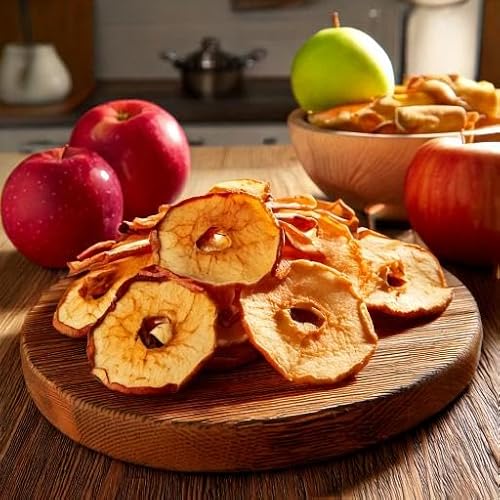 Getrocknete Apfelchips Scheiben 500g - Natural und Sonnengetrocknete fruchte - Ohne Konservierungsstoffe und Zusatzstoffe - Beste Qualität Getrocknete Apfelchips Scheiben 500g - Natural und Sonnengetrocknete fruchte - Ohne Konservierungsstoffe und Zusatzstoffe - Beste Qualität von PERGAMO Natural Flavor