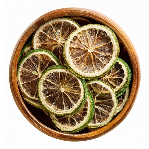 Getrocknete Limetten für Cocktail | Trockenfrüchte für Cocktails zuckerfreie- 400g - Natürlich & Traditionell getrocknet - Ohne Zusatzstoffe von PERGAMO Natural Flavor