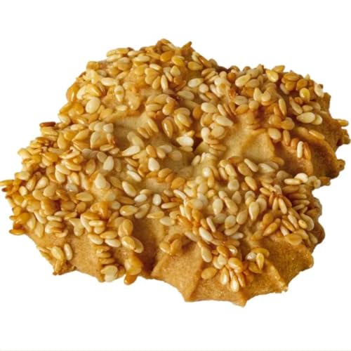Pergamo Zlotoklos Sesam, Kürbis & Sonnenblumenkern, Erdnuss Cookies - 300 G (300 Gr, Cookies Mit Sesam) von PERGAMO Natural Flavor