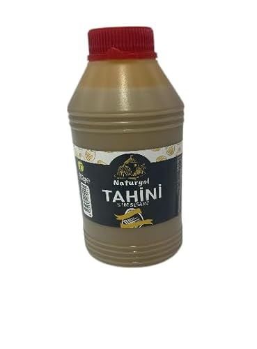 Sesampaste/Tahini/ 100% natürlich/Ohne Konservierungsstoffe/Farbstoffe/Aromastoffe/Vegan/Glutenfrei/ (3x500g) von PERGAMO Natural Flavor