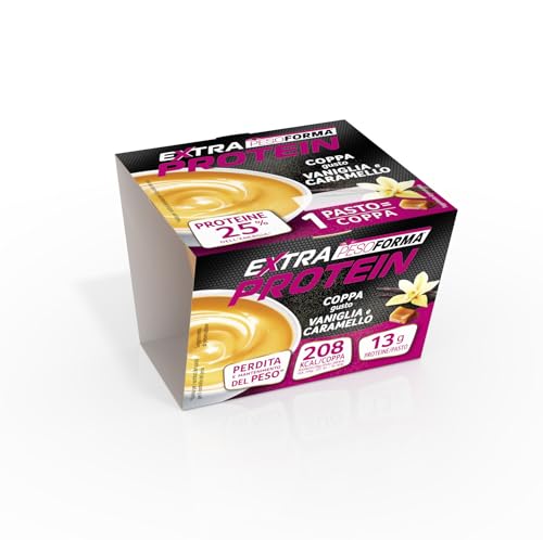 Creme linea alimentazione dietetica 1 pasto coppa creme vaniglia caramello von Pesoforma