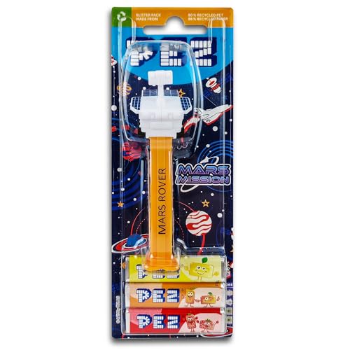 1 x PEZ Spender Mars Mission Rover inkl. 2 x Pez Bonbons 2 x 8,5 g von PEZ