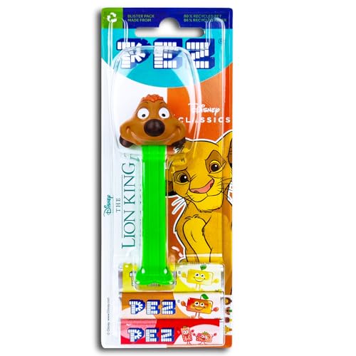 1x PEZ Spender König der Löwen/LION KING Timon inkl. 2 x Pez Bonbons 2 x 8,5 g von PEZ
