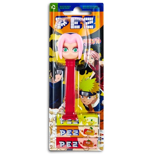 1x PEZ Spender NARUTO- Sakura inkl. 2 x Pez Bonbons 2 x 8,5 g von PEZ