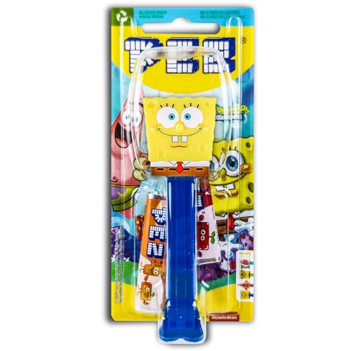 1x PEZ Spender Spongbob Schwammkopf lachend inkl. 2 x Pez Bonbons 2 x 8,5 g von PEZ