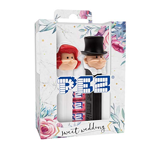 PEZ Braut & Bräutigam Twinpack (2 PEZ Spender + 4 PEZ Bonbons á 8,5g) von PEZ