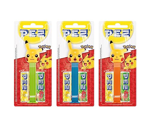 PEZ Spender Pokemon Pikachu 12er Mischpack / 12 x 17g= 204 von PEZ