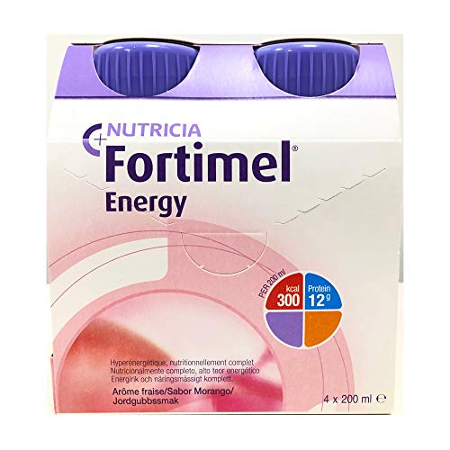 FORTIMEL Energy Multi Fibre Erdbeergeschmack, 4X200 ml von Nutricia