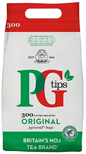 PG Tips schwarzer Tee, 1er Pack (1 x 870 g) 300 Beutel von PG tips
