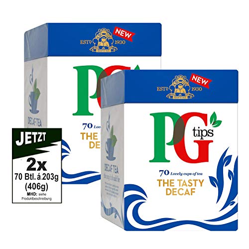 PG Tips The Tasty Decaf 2x 70 Btl. à 203g (406g) - Schwarztee koffeinfrei von PG tips