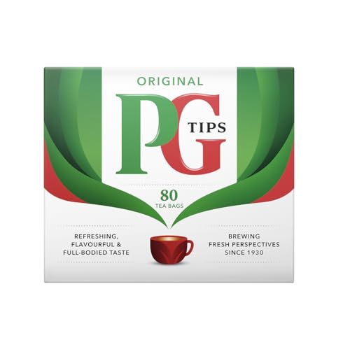 PG Tips Pyramid 80 Tea Bags 250g - Schwarztee von PG tips