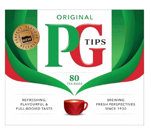 PG Tips Pyramid 80 Tea Bags 250g - Schwarztee von PG tips