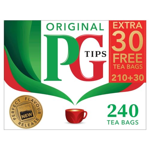 PG Tips - Original Schwarzer Tee, 240 Teebeutel von PG tips
