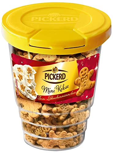 Mini - Kekse / Streudekor LEBKUCHENMÄNNCHEN (essbar / 40 g) WEIHNACHTEN BACK DEKORATION von Pickerd