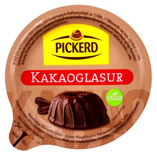 Pickerd Kakaoglasur vegan, 5er Pack (5 x 150g) von PICKERD