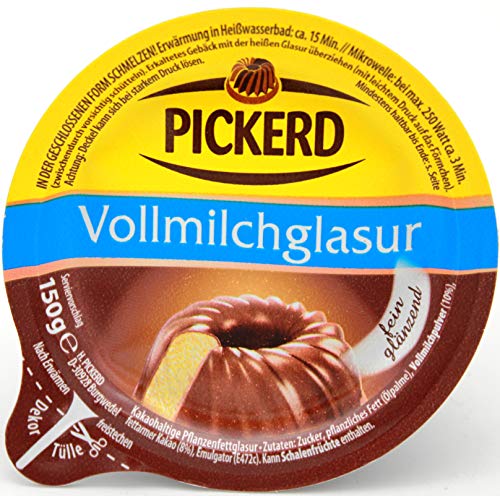 Pickerd Vollmilchglasur, 5er Pack (5 x 150g) von Pickerd