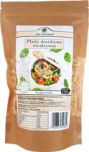 Hefeflocken inaktiv ohne Gluten 150g Five Changes Hefeflocken inaktiv ohne Gluten 150g Five Changes von PIĘĆ PRZEMIAN