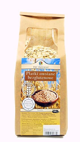 PIĘĆ PRZEMIAN Glutenfreie Haferflocken JUMBO 500g PIĘĆ PRZEMIAN Glutenfreie Haferflocken JUMBO 500g von PIĘĆ PRZEMIAN