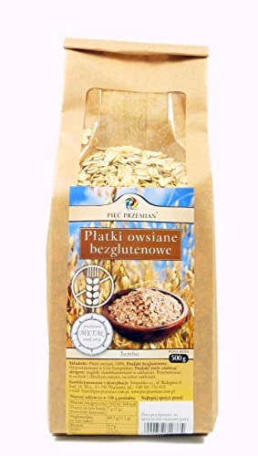 PIĘĆ PRZEMIAN Glutenfreie Haferflocken JUMBO 500g von PIĘĆ PRZEMIAN