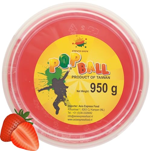 PINSHAN - Popping Boba Erdbeer - (1 X 950 G) von PINSHAN
