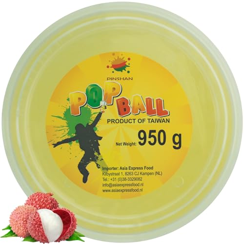 PINSHAN - Popping Boba Litschi - (1 X 950 G) von PINSHAN