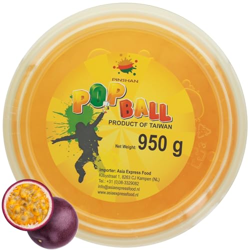 PINSHAN - Popping Boba Passionsfrucht - Multipack (8 X 950 G) von PINSHAN