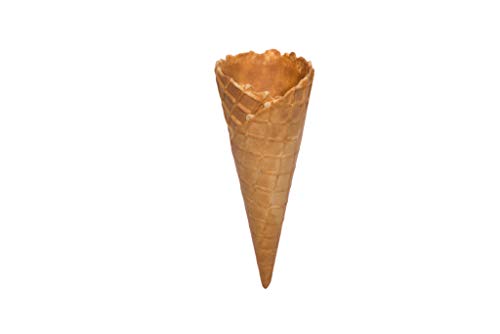 PJaspert Eiswaffeln | Eishörnchen - Dänische Hörnchen "Crispy" 130x50mm (28 Stück) von Jaspert Eiswaffeln