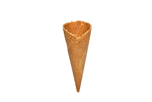 PJaspert Eiswaffeln | Eishörnchen - Süße Hörnchen "Premio" 130xØ50mm (28 Stück) von Jaspert Eiswaffeln