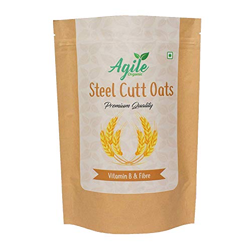 Agile Organic Authentic Steel Cutt Oats, 500g (Gluten Free) von PKD