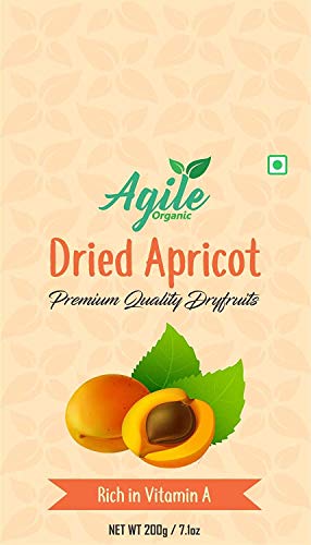 Agile Organic Premium Jumbo Dried Seedless Apricot, 200g | Naturally Sun Dried Agile Organic Premium Jumbo Dried Seedless Apricot, 200g | Naturally Sun Dried von PKD