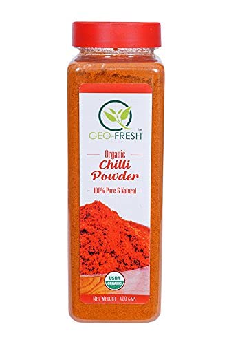 Geo-Fresh Organic Chilli Powder (360g) - USDA Certified von PKD