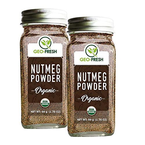 Geo-Fresh Organic Nutmeg Powder - 50g (Pack of 2) von PKD