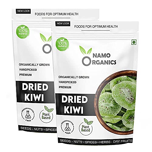 Namo Organics - Dried Kiwi Fruit Slices - 1 Kg Pouch - Fresh Kiwi Dry Fruits (Gluten Free, Vegan & NON GMO) von PKD