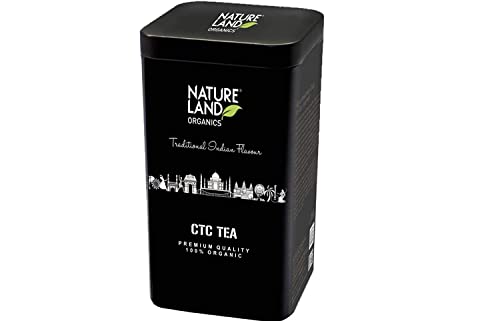 Natureland Organics CTC Tea 250 gm, 100% Organic Strong Black Tea von PKD