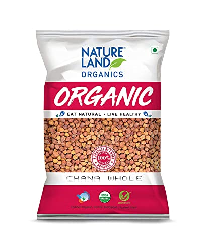 Natureland Organics Chana Whole 1 Kg - Organic Healthy Pulses von PKD