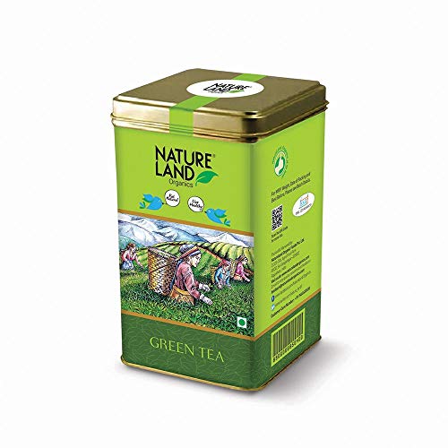 Natureland Organics Green Tea 200 Gm - 100% Organic Loose Leaf Tea von PKD