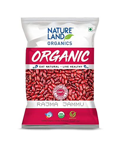 Natureland Organics Rajma Jammu 500 Gm (Pack of 2) - Organic Healthy Rajma von PKD