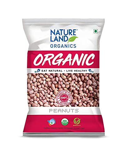 Natureland Organics Whole Peanuts/Groundnuts 500 Gm - Organic Peanuts von PKD
