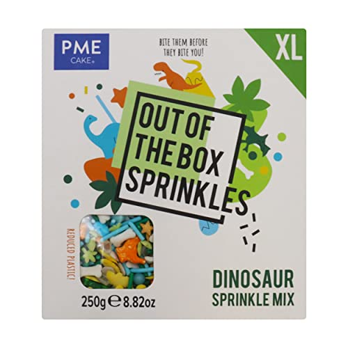 Out the Box Sprinkle Mix XL - Dinosaurier Mix, 250g von PME