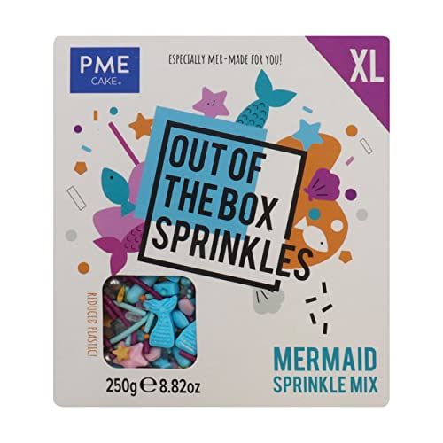 Out the Box Sprinkle Mix XL - Meerjungfrau Mix, 250g von PME