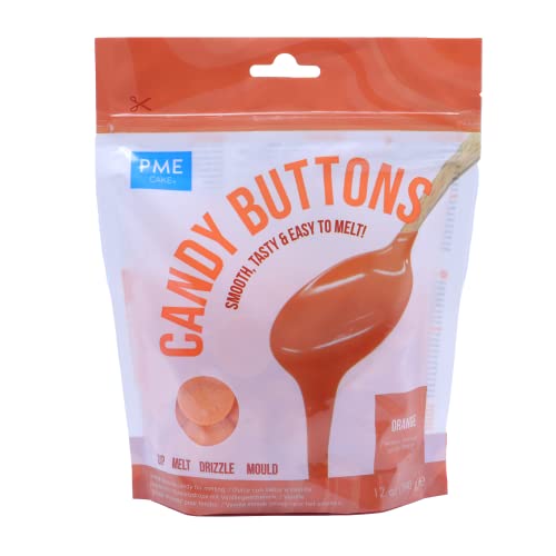 PME Candy-Buttons, Orange, 340 g von PME