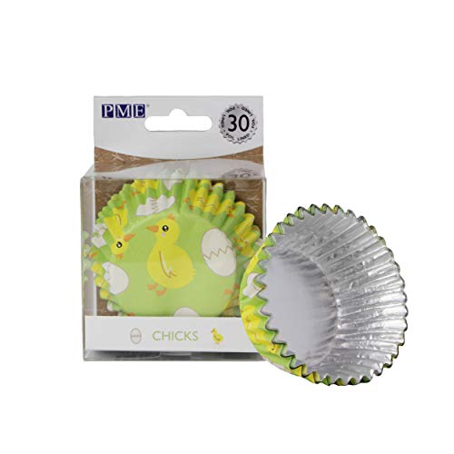 PME Cupcake-Förmchen mit Folienfutter, Osterküken, 30 Stück PME Cupcake-Förmchen mit Folienfutter, Osterküken, 30 Stück von PME