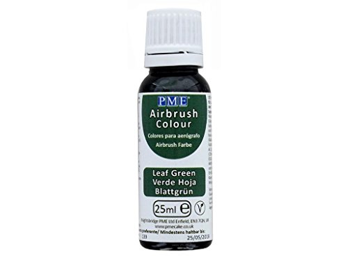 PME Essbare Airbrushfarbe Blattgrün von PME