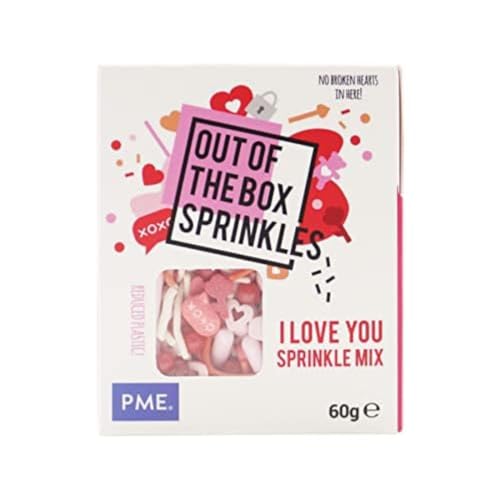 PME - Out the Box Sprinkles - I love you 60g von PME