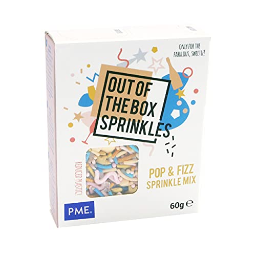 PME Out the Box Sprinkle Mix, Pop & Fizz Mix, 60 g von PME