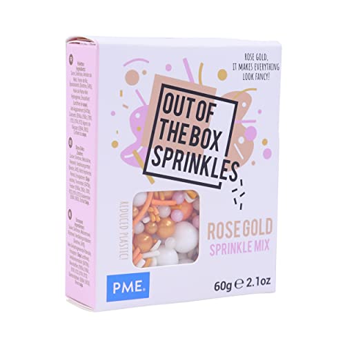 PME - Out the Box Sprinkle Mix - Rose Gold 60g von PME