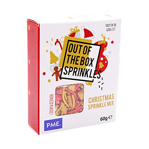 PME Out the Box Streu-Mix Christmas Mix, 60 g von PME