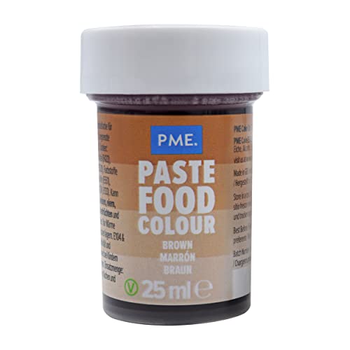 PME Backfarbe Paste - Braun (25g) von PME