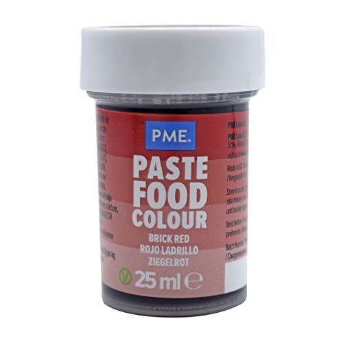 PME Backfarbe Paste - Ziegelrot (25g) von PME